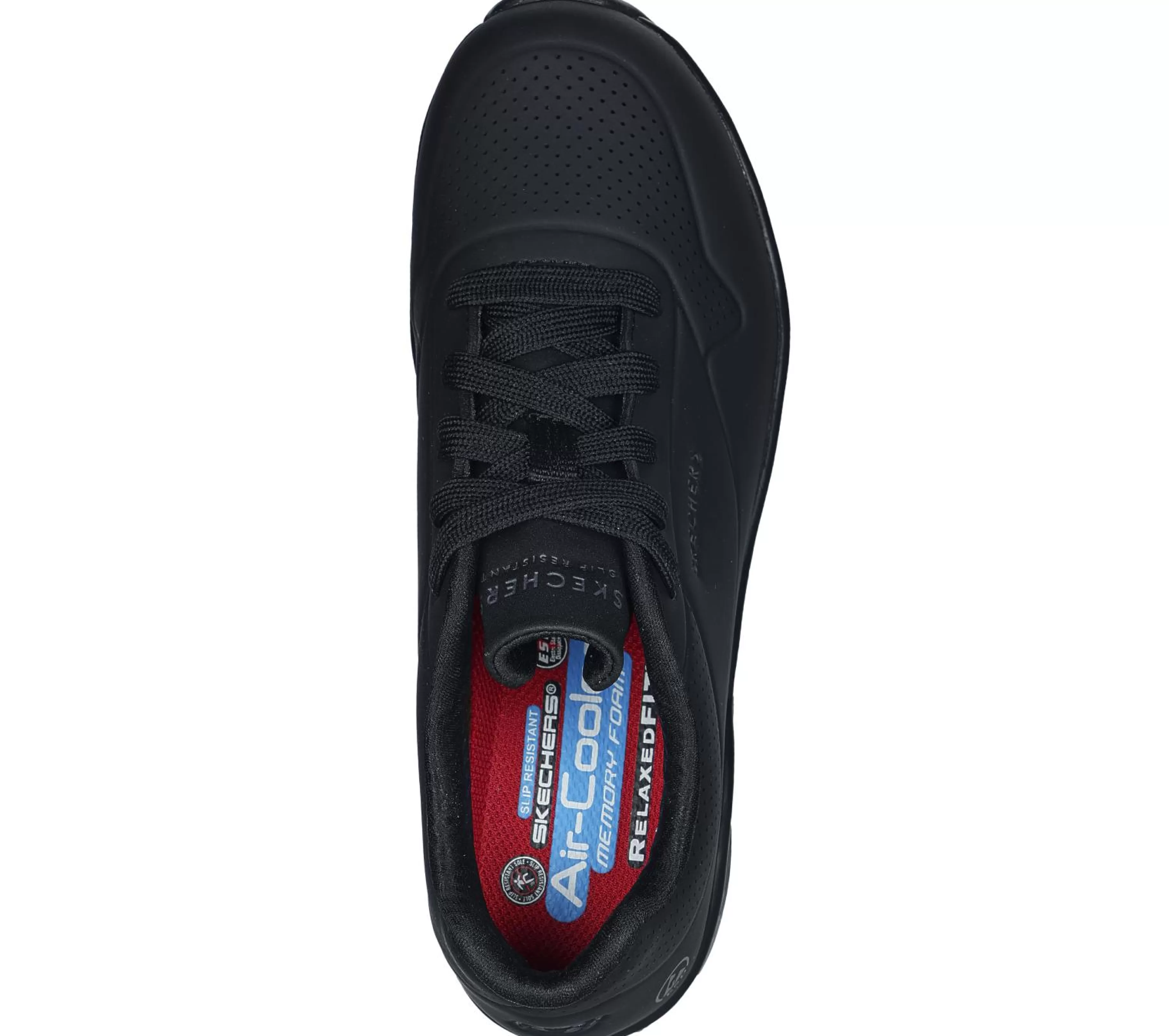 Com Atacadores | Sapatilhas Casuais | SKECHERS Work: Uno SR PRETO